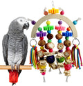 Parrot Bird Toys Natural Chew Corncob Wood Mango Cage Toys Small Medium Birds