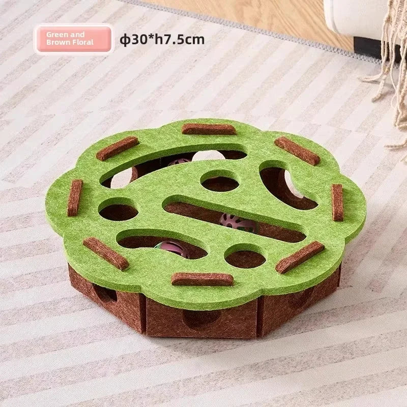 Cat Puzzle Toy with Ball