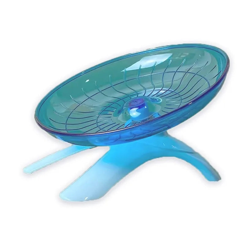 Silent Flying Saucer Exercise Wheel for Hamsters, Mice & Hedgehogs — Quiet Running Wheel for Small Pets