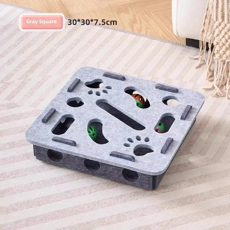 Cat Puzzle Toy with Ball