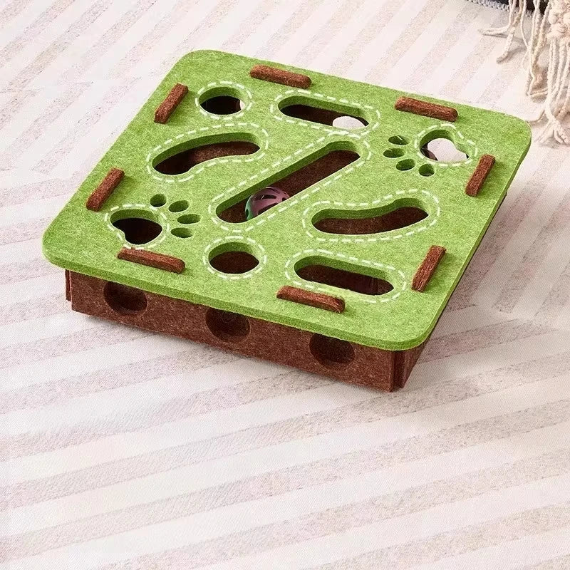 Cat Puzzle Toy with Ball