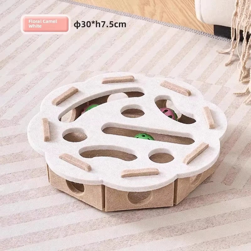 Cat Puzzle Toy with Ball