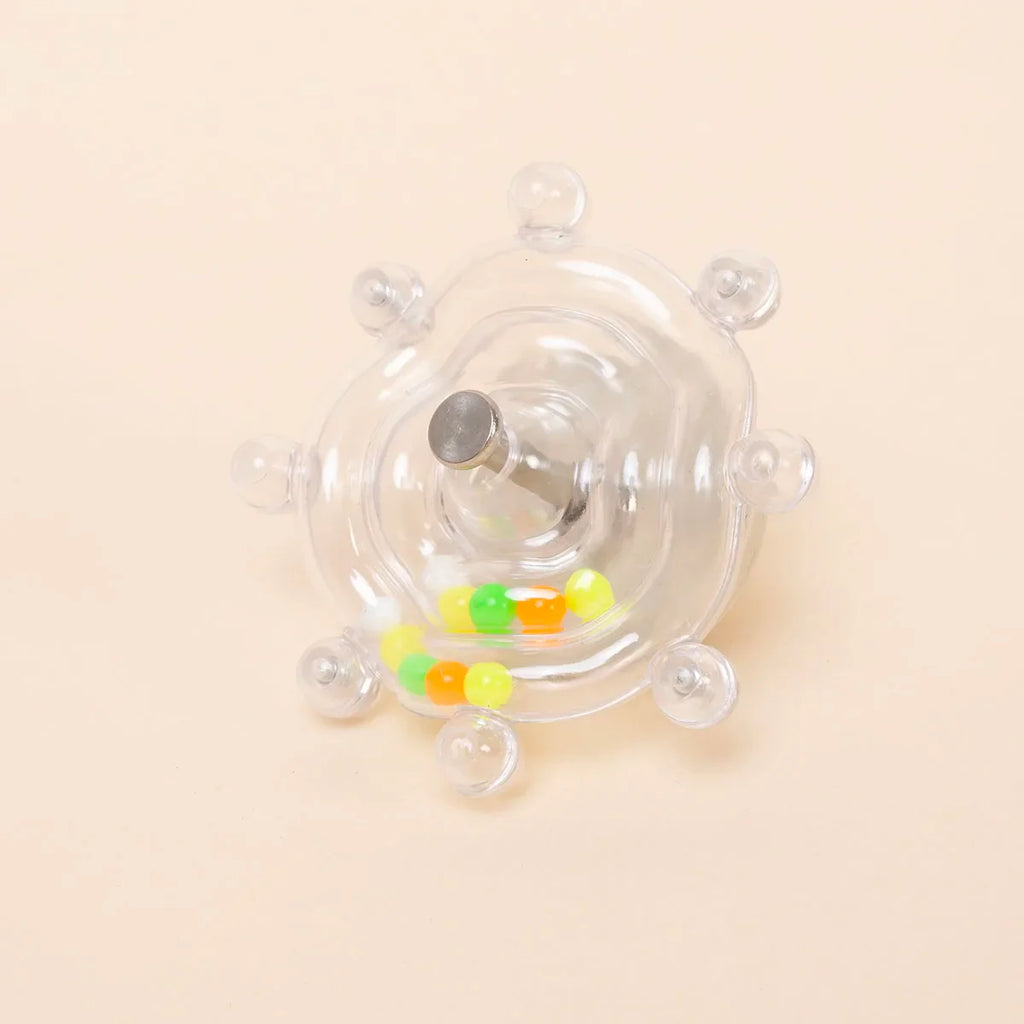 Interactive Rotating Treat Dispenser Parrot Toy for Mental Stimulation and Cage Entertainment