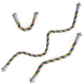 Parrot Cotton Rope Climbing Toy & Cage Swing – Sturdy Chew & Climb Toy, Sizes S/M/L (9.6in/24.5cm, 16.3in/41.5cm, 23.6in/60cm)