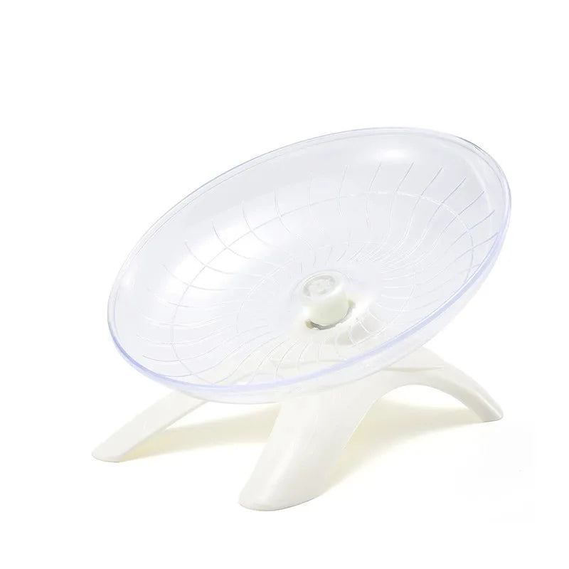 Silent Flying Saucer Exercise Wheel for Hamsters, Mice & Hedgehogs — Quiet Running Wheel for Small Pets