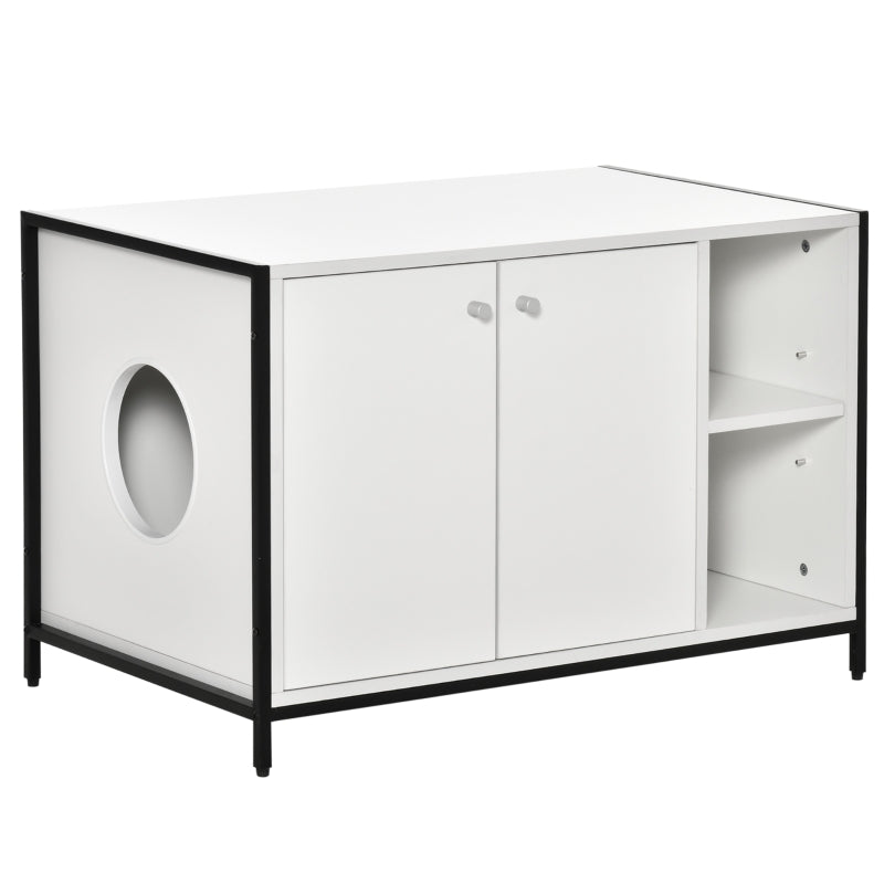 Hidden Cat Litter Box Enclosure
