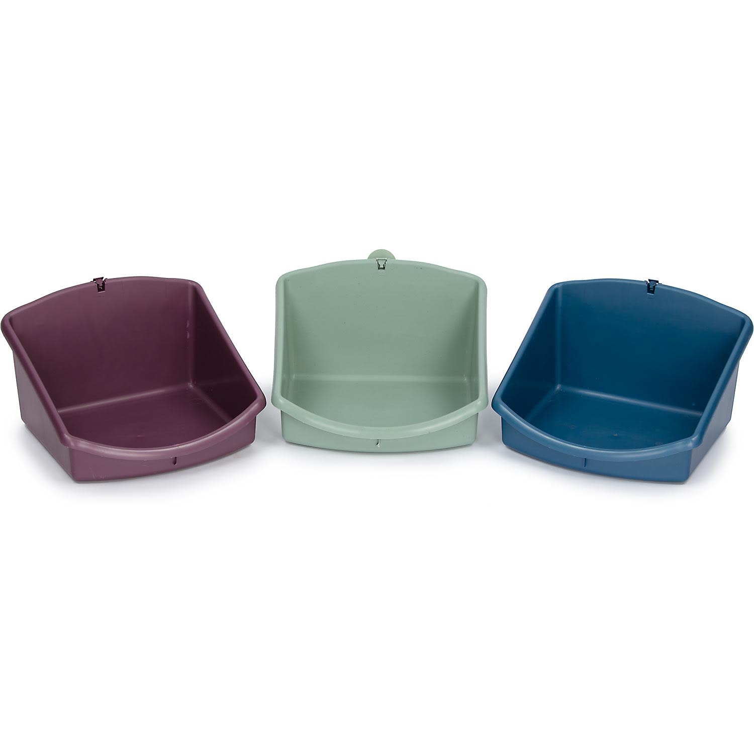 Marshall Lock-On Corner Litter Pan Ultimate Small Animal Bathroom Solution