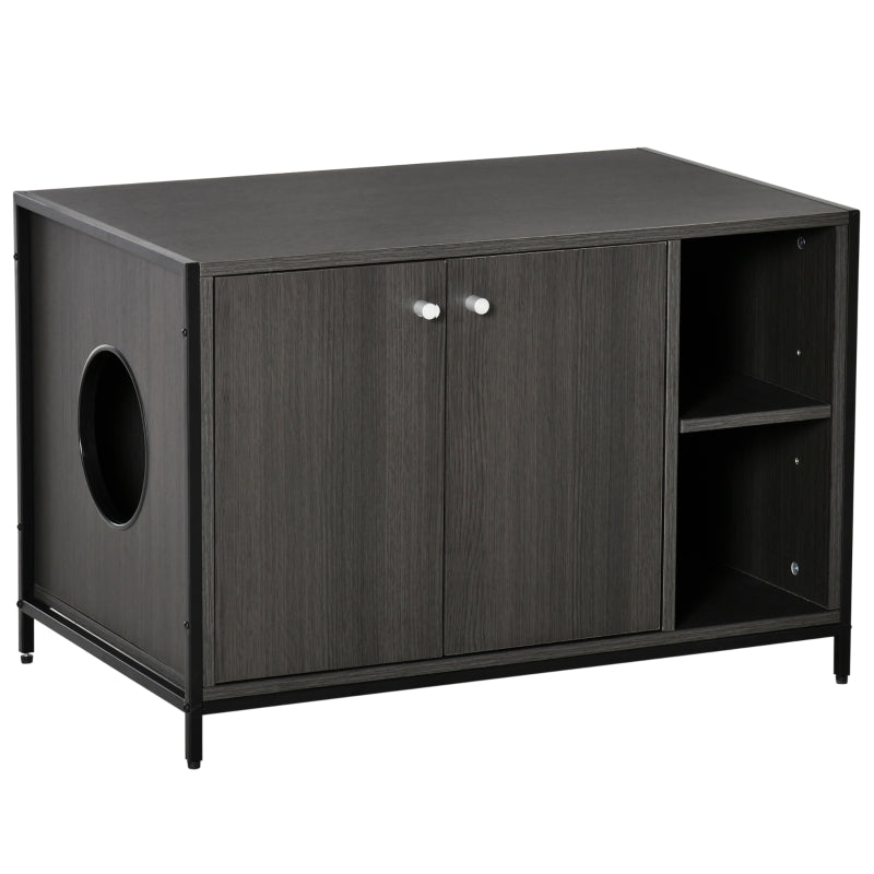Hidden Cat Litter Box Enclosure